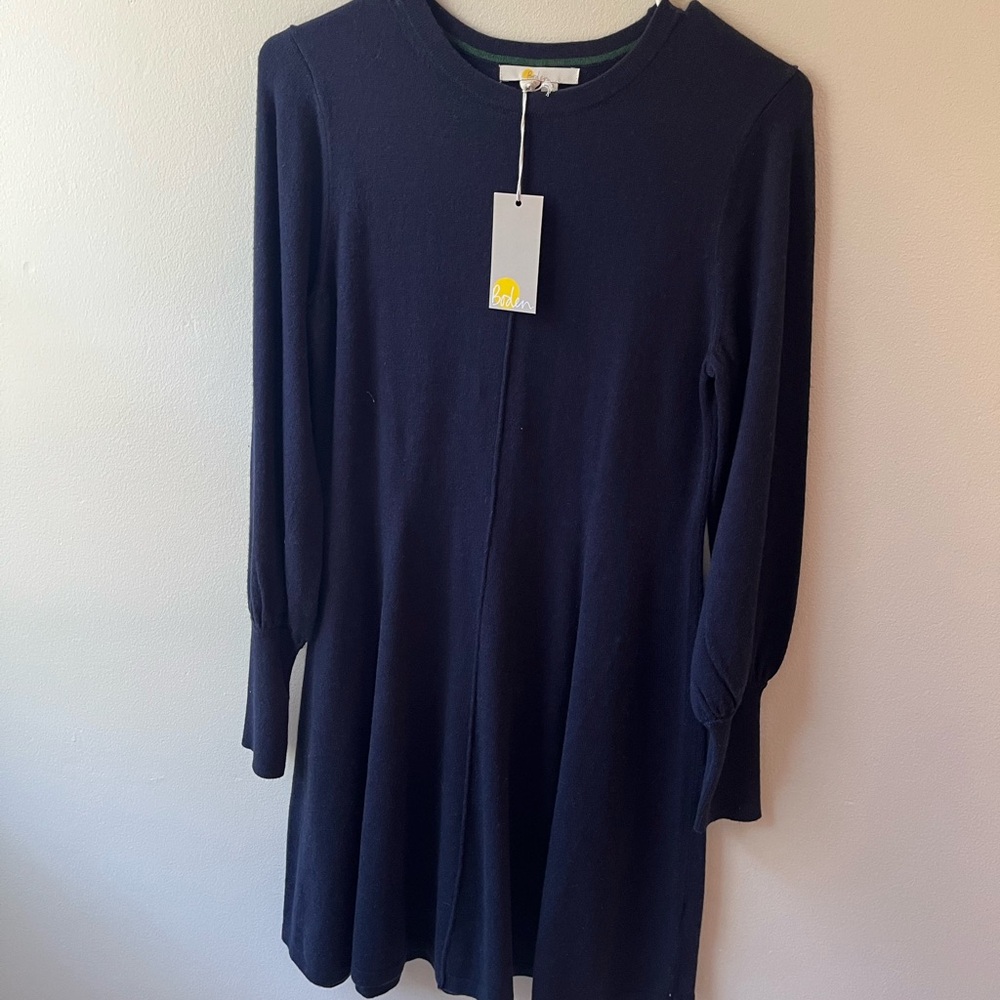 Navy BODEN sweater dress